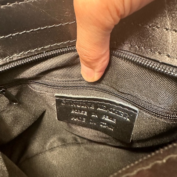 Cute NWT Black Markese Made in Italy Bucket Bag - Picture 6 of 6